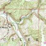 United States Geological Survey Spades, IN (1958, 24000-Scale) digital map