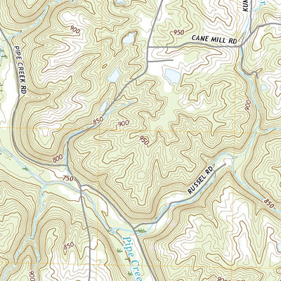 United States Geological Survey Spades, IN (2019, 24000-Scale) digital map
