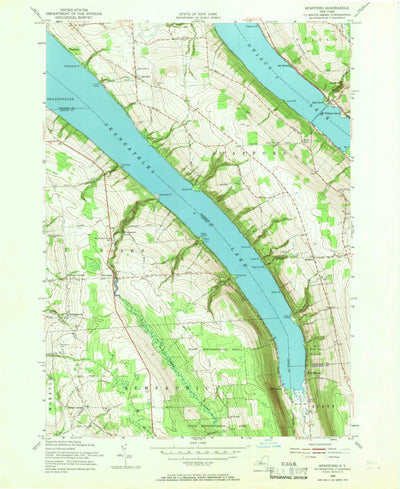 United States Geological Survey Spafford, NY (1955, 24000-Scale) digital map