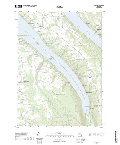 United States Geological Survey Spafford, NY (2023, 24000-Scale) digital map
