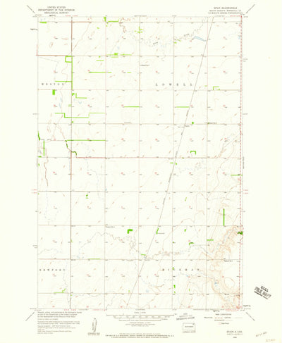 United States Geological Survey Spain, SD (1958, 24000-Scale) digital map