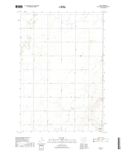 United States Geological Survey Spain, SD (2017, 24000-Scale) digital map