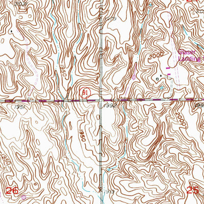 United States Geological Survey Spalding, NE (1954, 24000-Scale) digital map