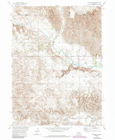 United States Geological Survey Spalding NW, NE (1954, 24000-Scale) digital map