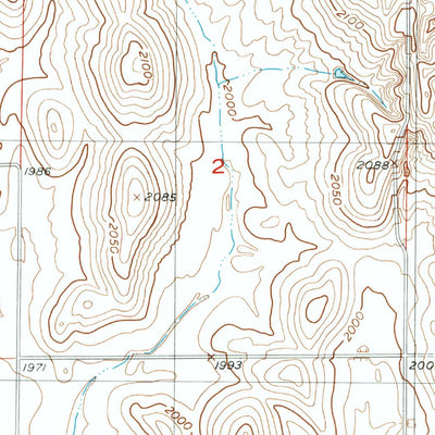United States Geological Survey Spalding SW, NE (1954, 24000-Scale) digital map