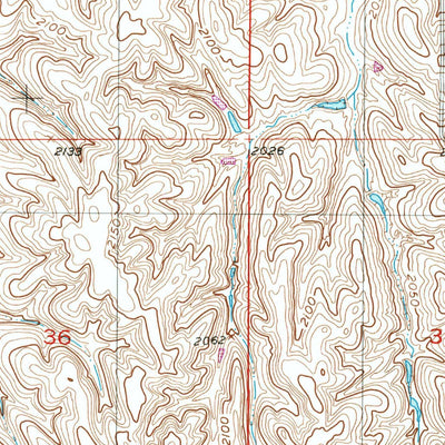 United States Geological Survey Spalding SW, NE (1954, 24000-Scale) digital map