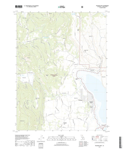 United States Geological Survey Spalding Tract, CA (2018, 24000-Scale) digital map