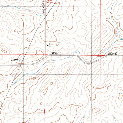 United States Geological Survey Spangle East, WA (1981, 24000-Scale) digital map