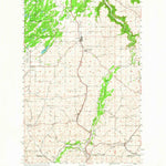 United States Geological Survey Spangle, WA (1954, 62500-Scale) digital map
