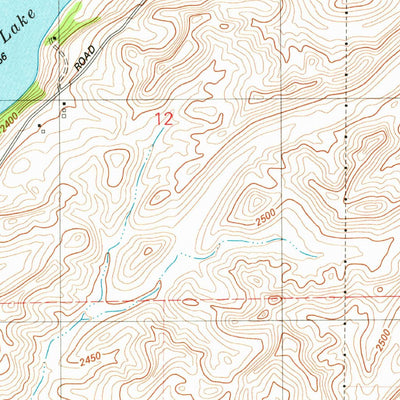 United States Geological Survey Spangle West, WA (1980, 24000-Scale) digital map