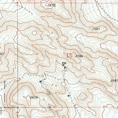United States Geological Survey Spangler Hills East, CA (1973, 24000-Scale) digital map