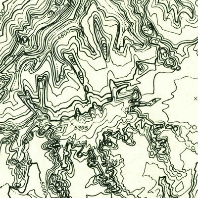 United States Geological Survey Spanish Bottom, UT (1953, 24000-Scale) digital map