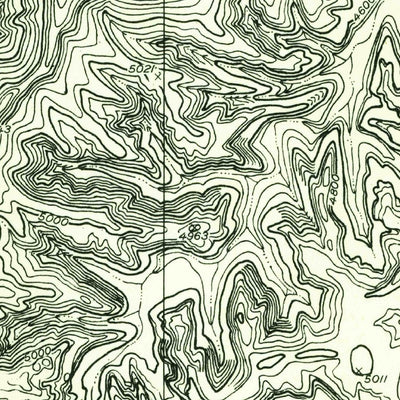 United States Geological Survey Spanish Bottom, UT (1953, 24000-Scale) digital map