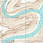 United States Geological Survey Spanish Bottom, UT (1988, 24000-Scale) digital map