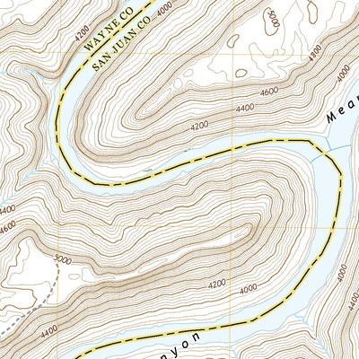 United States Geological Survey Spanish Bottom, UT (2020, 24000-Scale) digital map