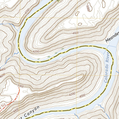 United States Geological Survey Spanish Bottom, UT (2023, 24000-Scale) digital map