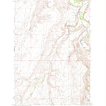 United States Geological Survey Spanish Coulee School, MT (1971, 24000-Scale) digital map