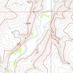 United States Geological Survey Spanish Coulee School, MT (1971, 24000-Scale) digital map