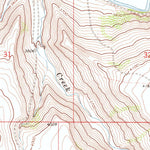 United States Geological Survey Spanish Coulee School, MT (1971, 24000-Scale) digital map