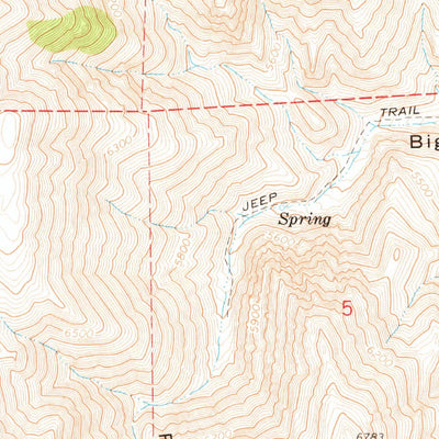 United States Geological Survey Spanish Flat, NV (1964, 24000-Scale) digital map