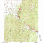 United States Geological Survey Spanish Fork Peak, UT (1998, 24000-Scale) digital map