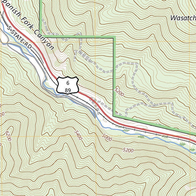 United States Geological Survey Spanish Fork Peak, UT (2023, 24000-Scale) digital map