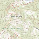 United States Geological Survey Spanish Fork Peak, UT (2023, 24000-Scale) digital map