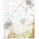 United States Geological Survey Spanish Fork, UT (1994, 24000-Scale) digital map