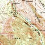 United States Geological Survey Spanish Fork, UT (1994, 24000-Scale) digital map