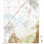 United States Geological Survey Spanish Fork, UT (1998, 24000-Scale) digital map