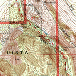 United States Geological Survey Spanish Fork, UT (1998, 24000-Scale) digital map