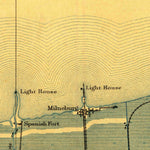 United States Geological Survey Spanish Fort, LA (1891, 62500-Scale) digital map