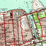 United States Geological Survey Spanish Fort, LA (1967, 62500-Scale) digital map