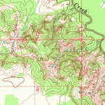 United States Geological Survey Spanish Fort, TX-OK (1968, 24000-Scale) digital map