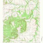 United States Geological Survey Spanish Peak, OK (1971, 24000-Scale) digital map
