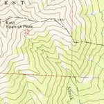 United States Geological Survey Spanish Peaks, CO (1971, 24000-Scale) digital map