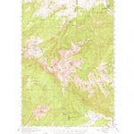 United States Geological Survey Spanish Peaks, MT (1950, 62500-Scale) digital map