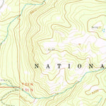 United States Geological Survey Spanish Point, WY (1960, 24000-Scale) digital map