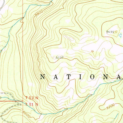 United States Geological Survey Spanish Point, WY (1960, 24000-Scale) digital map
