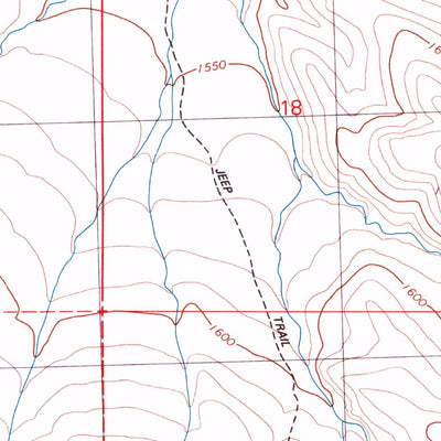 United States Geological Survey Spanish Springs Peak, NV (1980, 24000-Scale) digital map