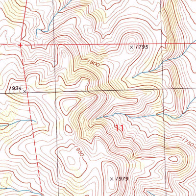 United States Geological Survey Spanish Springs Peak, NV (1980, 24000-Scale) digital map