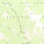 United States Geological Survey Spar City, CO (1957, 62500-Scale) digital map