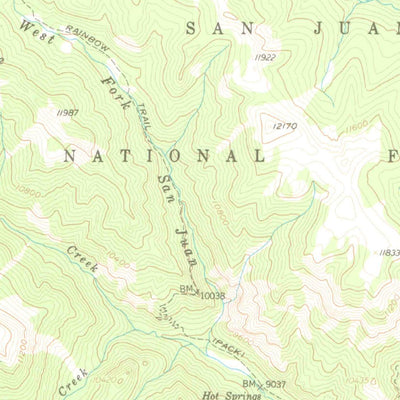 United States Geological Survey Spar City, CO (1957, 62500-Scale) digital map