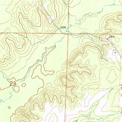 United States Geological Survey Sparkman, AR (1971, 24000-Scale) digital map