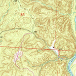 United States Geological Survey Sparkman NW, AR (1971, 24000-Scale) digital map