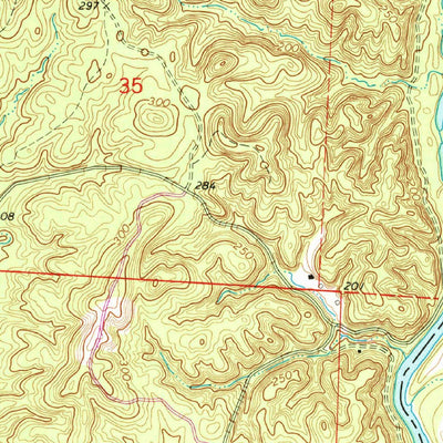 United States Geological Survey Sparkman NW, AR (1971, 24000-Scale) digital map