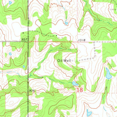 United States Geological Survey Sparks, OK (1974, 24000-Scale) digital map