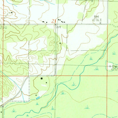 United States Geological Survey Sparr, MI (1986, 24000-Scale) digital map