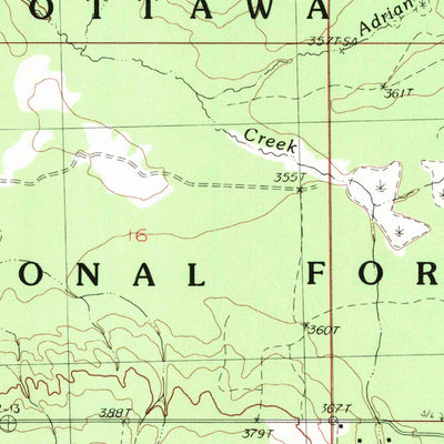 United States Geological Survey Sparrow Rapids, MI (1982, 25000-Scale) digital map