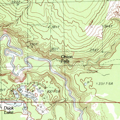 United States Geological Survey Sparrow Rapids, MI (1982, 25000-Scale) digital map